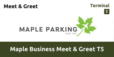 Maple Parking <small>T 5 Only </small> logo
