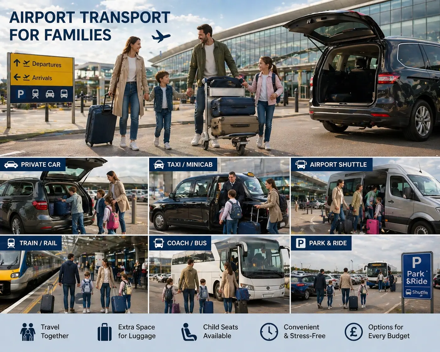 Best Transport Options for Families Traveling from UK Airports