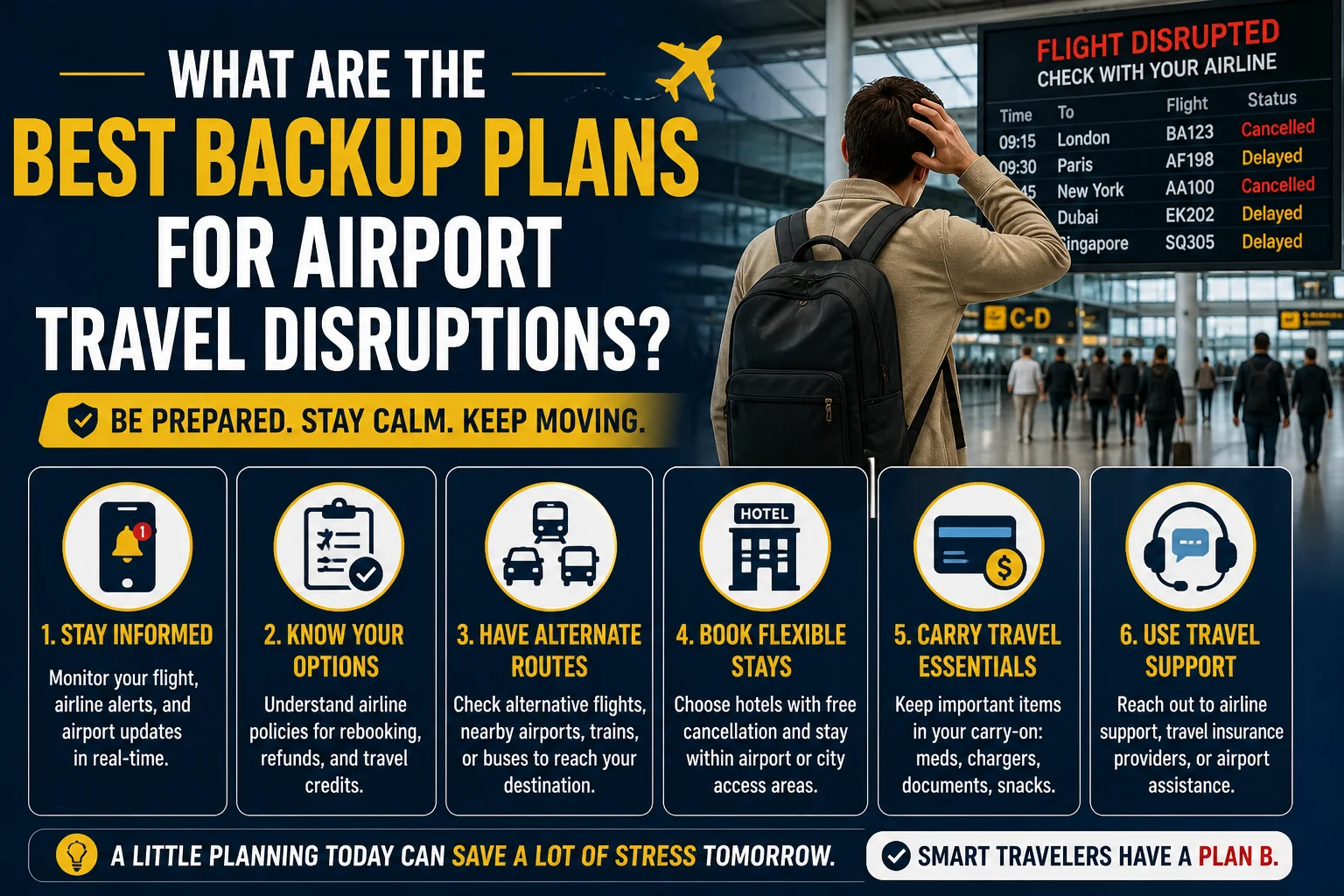 What Are the Best Backup Plans for Airport Travel Disruptions?