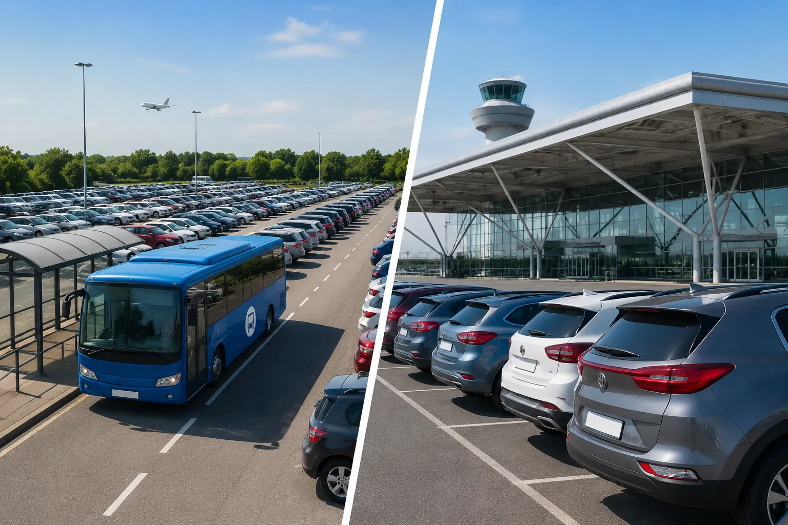 Park and Ride or On-Site Parking at Stansted?