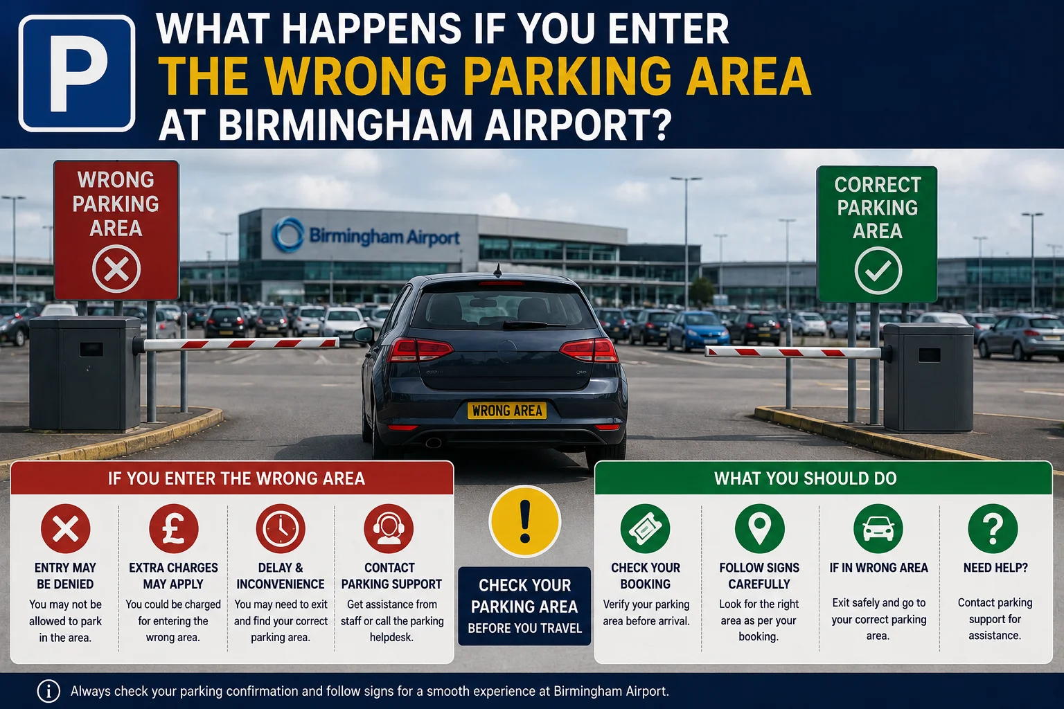 What Happens If You Enter the Wrong Parking Area at Birmingham Airport?