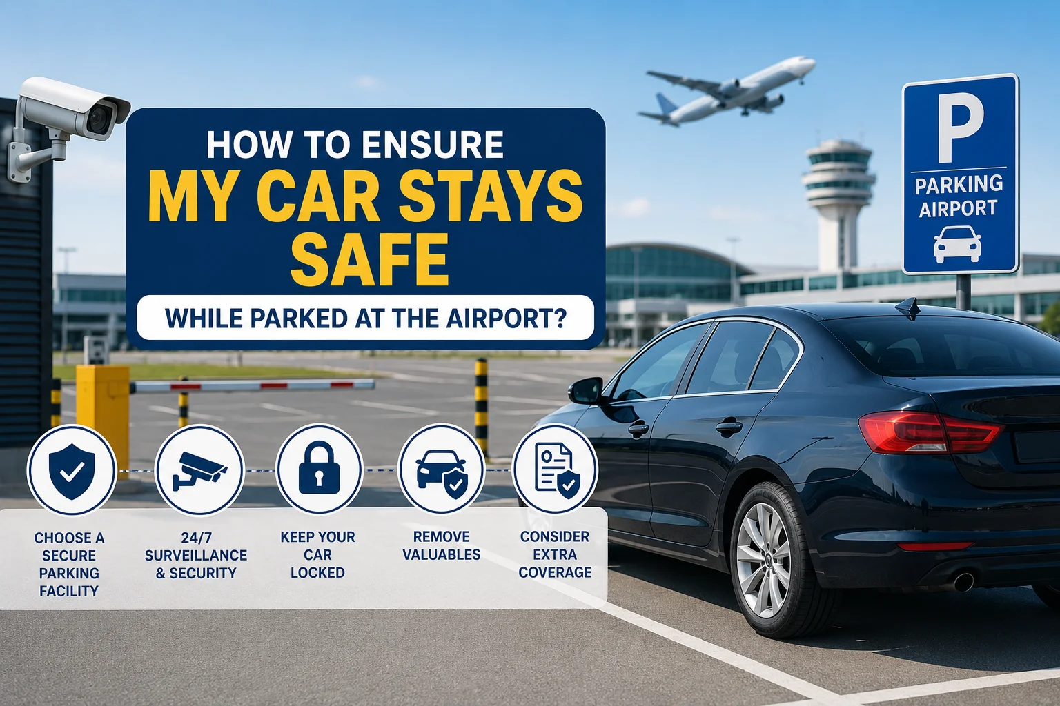 How to Ensure My Car Stays Safe While Parked at the Airport?